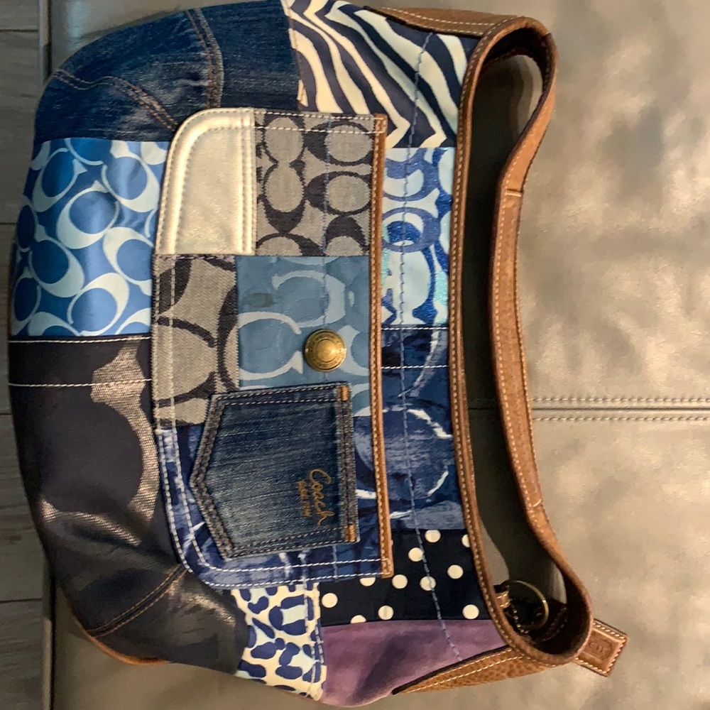 Authentic Coach Vintage Patchwork Hobo